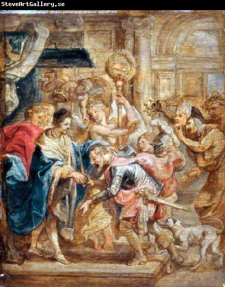 Peter Paul Rubens The Reconciliation of King Henry III and Henry of Navarre